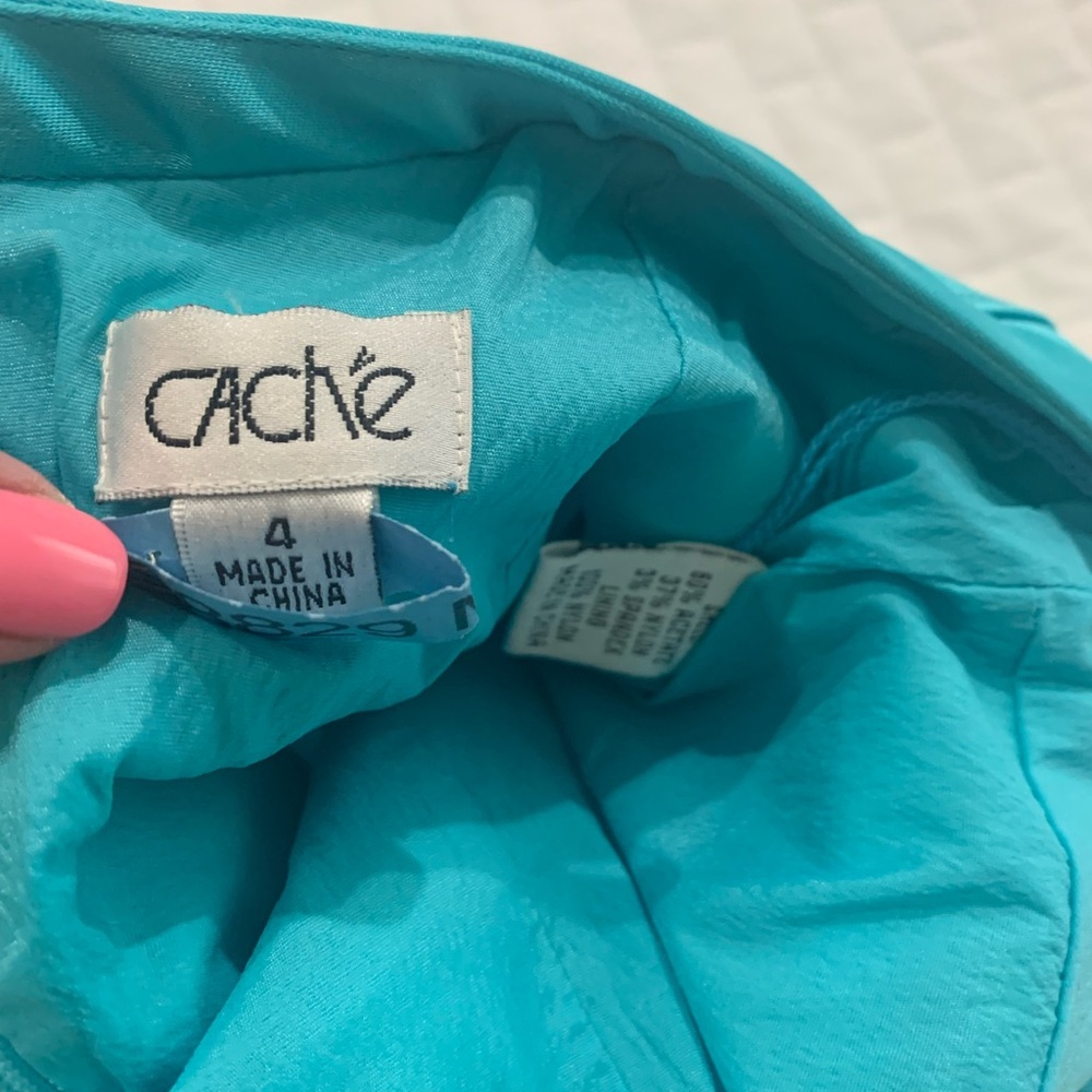 Cache Turquoise Backless Dress - Picture 6 of 6